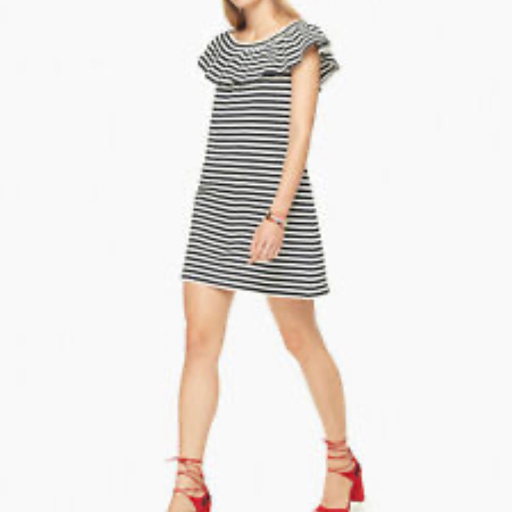 Kate Spade Broome Street Ruffle (off shoulder) Dress